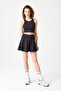 Black Halter Neckline Bra T-shirt Tank Top - 5