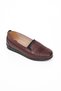 Women's Burgundy Full Orthopedic Leather Sole Shoes