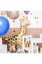 Giraffe 7 Year Old Balloon Set Star Balloon Foil Set Concept Birthday Set Age Balloon Set - 3