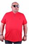 Large Size Lycra Classic Polo T-Shirt 11500 Red