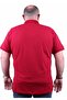 Large Size Lycra Classic Polo T-Shirt 11500 Claret Red - 4