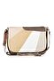 Women's Light Mixed Color Genuine Leather Sling Bag