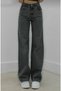 Super High Waist Lycra Wide Leg Jeans (wide Leg Jeans) - 2