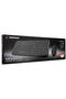 KB-R310 Uyumlu Broker Usb Gökkuşağı Zemin Aydınlatmalı Oyuncu Klavye ve Mouse Set Siyah - 8