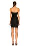 Women's Black Mini Strapless - 3