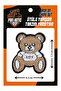 Iron-On Woven Plush, College, Punch Arma Bear, Cream Bear Model