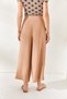 Women's Beige Side Zipper Pocket Pleated Detailed Loose Trousers PNT-19000215 - 6