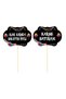 Karne Party Speech Balloon Gilded Bright Printed 5 Pieces - 4