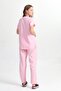 Women Pink Yarasakol Scrubs Doctor Nurse Jersey Suit (Alpaka Fabric) - 3