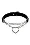 Choker with Chain and Heart Detail - 2