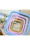 No:3 Wooden Colored Plastic Square Pulley - No: 3 (MID): 8.66 Inch X 7.68 Inch (19.5 CM X 22 CM) - 7