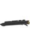 KB-R310 Uyumlu Broker Usb Gökkuşağı Zemin Aydınlatmalı Oyuncu Klavye ve Mouse Set Siyah - 4