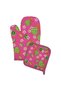 Cloth Oven Mitt 134 (Pink Color with Fruit Pattern) - 2