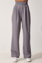 Women's Smoked Waist Velcro Closure Loose Pants YL00001 - 5