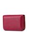 Genuine Leather Red Women's Wallet 20 Transparent Card Holder - 5