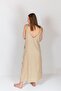 Kyra Muslin Shoulder Detailed Dress Beige - 3