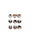 10 Pieces Cute Animals Owl Fox Hedgehog with Toothpick Cupcake Cake Decoration Ornament Thick Paper - 2
