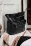 Original Women's Shoulder And Double Handled Four-Eye Soft Leather Stylish Wide Large Size Mother Shoulder Bag - 2