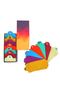 7 Pairs Unisex Comics Space Hot Dog Themed Embroidered Colorful Socks in Special Box