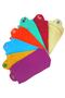 7 Pairs Unisex Comics Space Hot Dog Themed Embroidered Colorful Socks in Special Box - 3