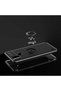 Realme C25 Case Smooth and Soft Back Surface Ravel Cover with Ring Stand - 4