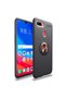 Oppo A5S Case Smooth and Soft Back Surface Ravel Cover with Ring Stand - 2