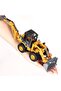 Wheeled Bulldozer Excavator Bucket Toy Engineering Vehicle 32 cm - 4