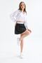Women's Elastic Waist Striped Skirt - 4