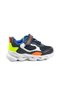 Navy blue-purple-orange Children's Sports Shoes 1253 - 3