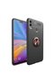 Huawei Honor 8C Case Smooth and Soft Back Surface Ravel Cover with Ring Stand - 4
