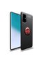 Samsung Galaxy A71 Case Smooth And Soft Back Surface Ravel Cover With Ring Stand