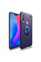 Xiaomi Redmi Note 6 Pro Case Smooth And Soft Back Surface Ravel Cover With Ring Stand