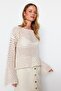 Stone Thin Openwork/Hole Knitwear Sweater TWOSS23KZ00050 - 3