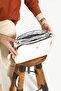 Sn 1329 Raven Women's Shoulder Bag White - 3