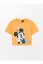 Lcw Kids Crew Neck Minnie Mouse Printed Short Sleeve Girls' T-Shirt