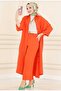 Wonderful Front Buttoned Linen Look Basic Suit - 3