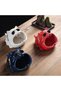 3-Piece Decorative Panty Table with Bulldog Figure Figurine Desktop Home Office Decoration Ashtray