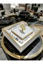 Natural Decorative Marble Napkin Holder | Square Napkin Holder | - 3