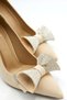Women's Bow Detailed Satin Stiletto - 2