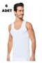 Men's Combed Cotton Undershirt 6 Pieces