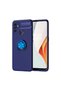 One Plus Nord N100 Case Smooth and Soft Back Surface Ravel Cover with Ring Stand