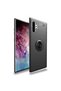 Samsung Galaxy Note 10 Plus Case Smooth and Soft Back Surface Ravel Cover with Ring Stand - 6