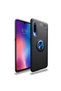 Xiaomi Mi A3 Case Smooth and Soft Back Surface Ravel Cover with Ring Stand - 5