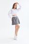 Women's Elastic Waist Striped Skirt - 2