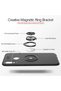 Huawei P Smart 2019 Case Smooth and Soft Back Surface Ravel Cover with Ring Stand - 4
