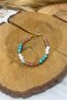 Agate Turquoise Smokey Quartz Cat Eye Natural Stone Handmade Special Design Natural Stone Bracelet - 3