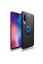 Samsung Galaxy A70 Case Smooth and Soft Back Surface Ravel Cover with Ring Stand - 3