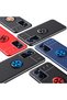 Oppo A76 Case Smooth and Soft Back Surface Ravel Cover with Ring Stand - 4