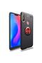 Xiaomi Redmi Note 6 Pro Case Smooth And Soft Back Surface Ravel Cover With Ring Stand - 2