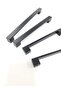 (1 Piece) 3416 Sofuoğlu Matte Black Handle 192mm Tv Unit Dresser Kitchen Drawer Cabinet Door Handle - 7